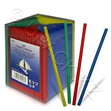 KOGLER Трубочка мини d0,5x12,5см разноцветная 400шт/уп box Kg