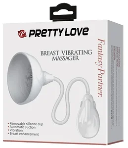 Помпа для груди Pretty Love Breast Vibrating Massager с вибрацией