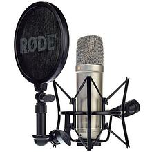 Студийный микрофон с поп-фильтром Rode NT1-A