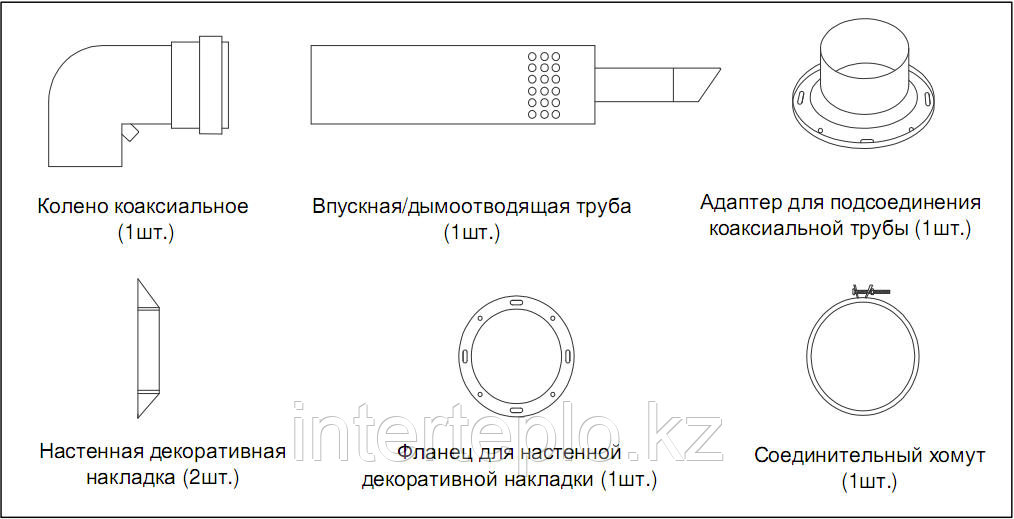 Дымоход Ferroli Fortuna - фото 3 - id-p101823828