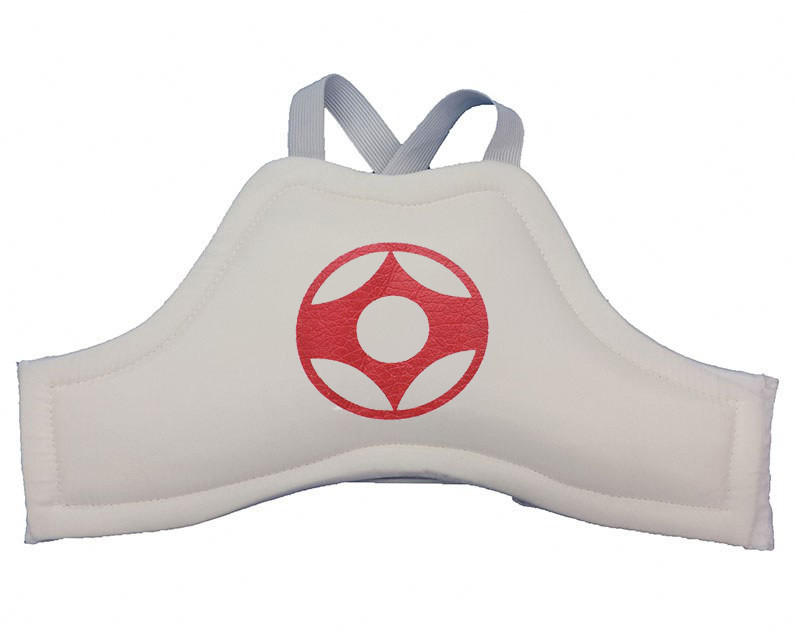 Нагрудник киокушинкай женский (белый) KRN0112