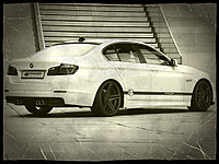Накладки на пороги "Prior Design" для BMW 5 серии F10 / F11 / F18 2011-2013