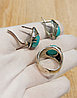 Комплект с амазонитом / размер кольца: 18,5, фото 4