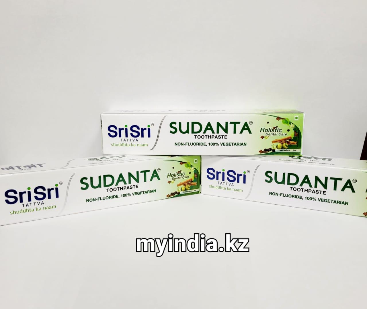 Зубная паста Суданта (Sudanta toothpaste SRI SRI TATTVA), 50 гр