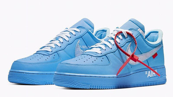 Off white air force 1 high blue store