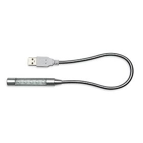 Гибкий LED фонарик из пластика и алюминия, USB разъем