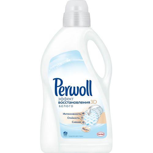 Жидкость PERWOLL для стирки Восстановление 
белого 3D
