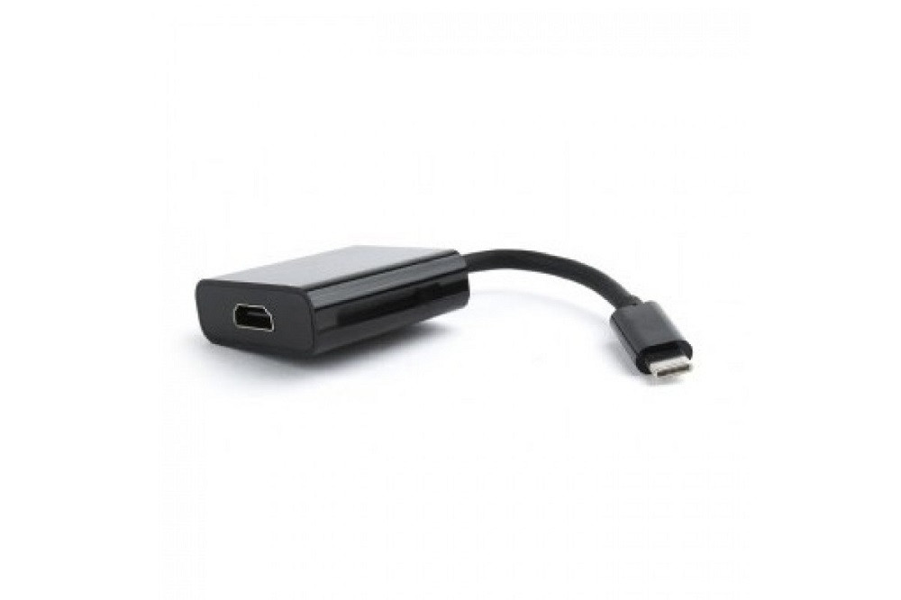 Переходник USB Cablexpert A-CM-HDMIF-01, USB Type-C/HDMI, 15см, 
пакет