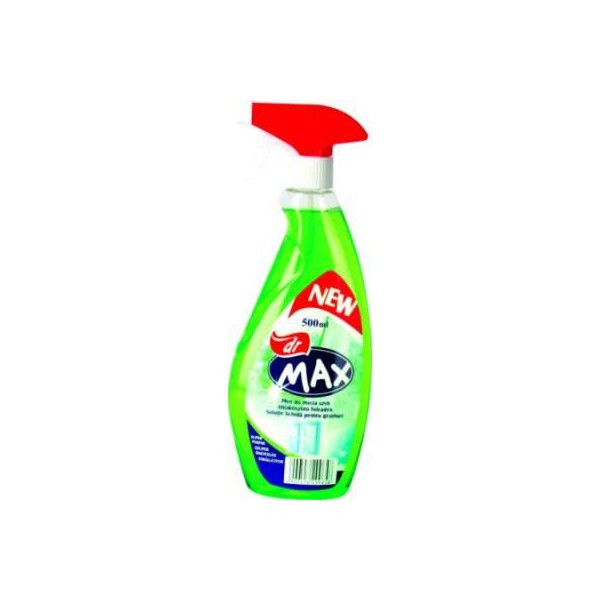 Средство для мытья стекол Dr Max New зеленая 
с распылителем 500 мл (Средство для мытья стекол Dr Max New