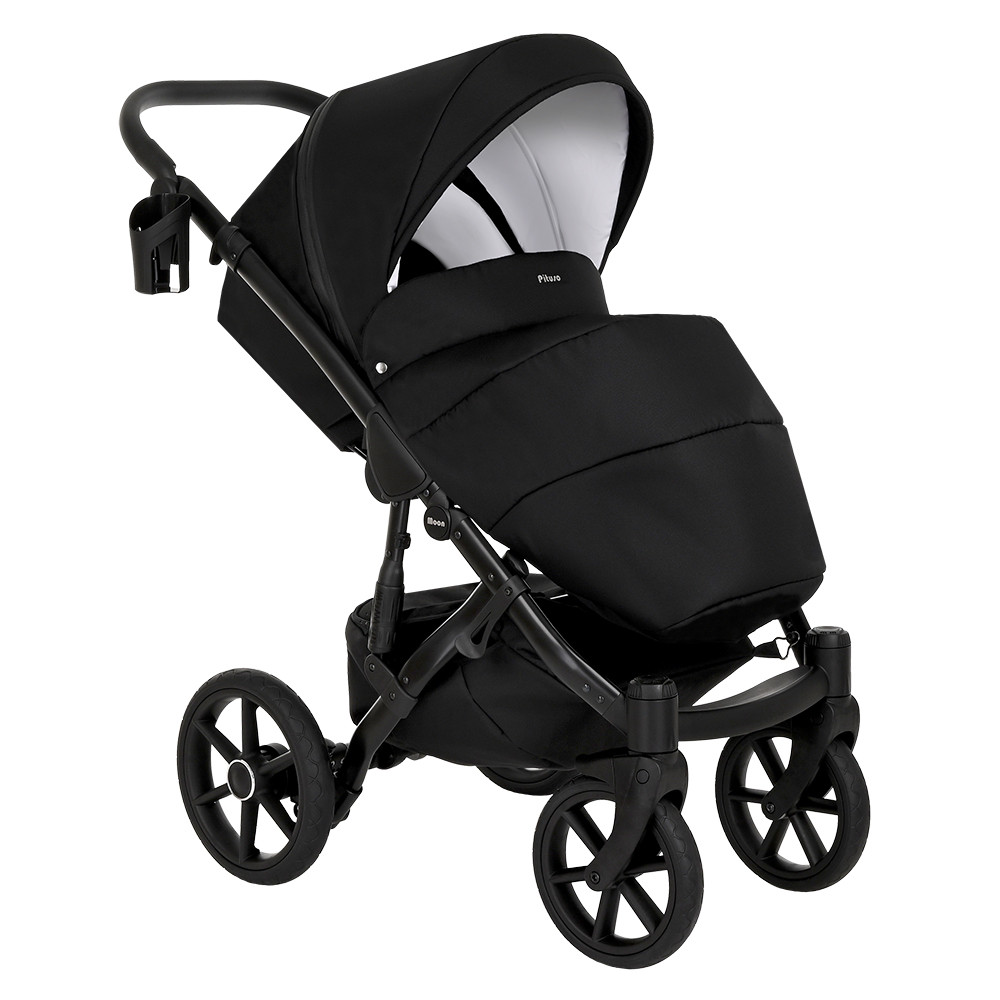 Коляска 2 в 1 Pituso Moon Black