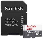 Карта памяти Sandisk 64GB SD Adapter (SDSQUNR-064G-GN3MA) (Карта 
памяти Sandisk 64GB SD Adapter