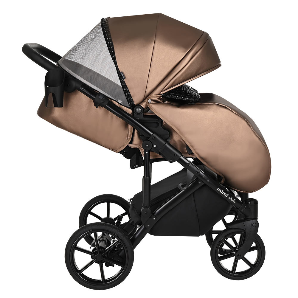 Коляска 2 в 1 Tutis Mimi Style Galaxy Brown Metallic