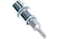 Насадка торцевая 1/4"DR с вставкой-битой TORX®, T10 114310