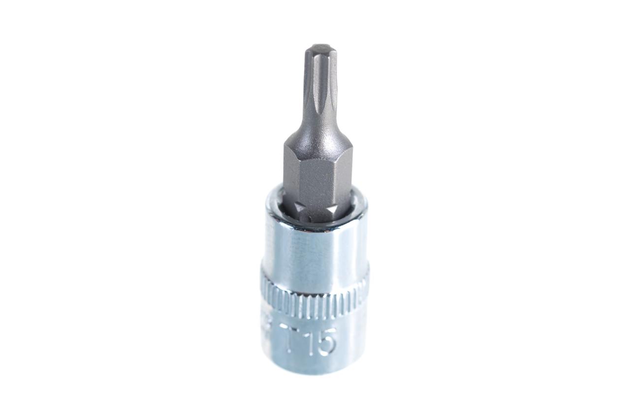 Насадка торцевая 1/4"DR с вставкой-битой TORX®, T15 114315 - фото 1 - id-p58742029