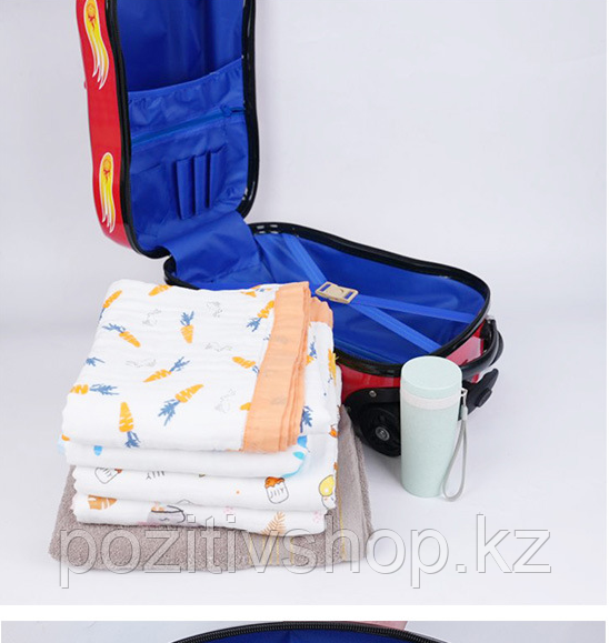 Детский чемодан Машина Синий - фото 6 - id-p101850428