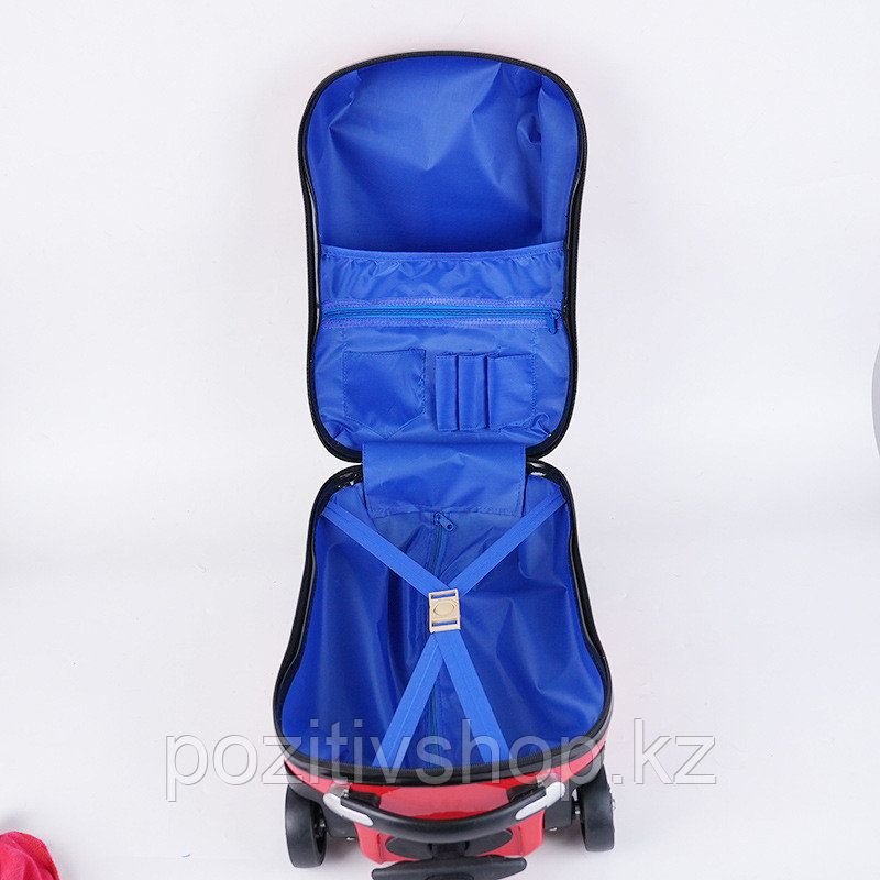 Детский чемодан Машина Красный - фото 6 - id-p101850478
