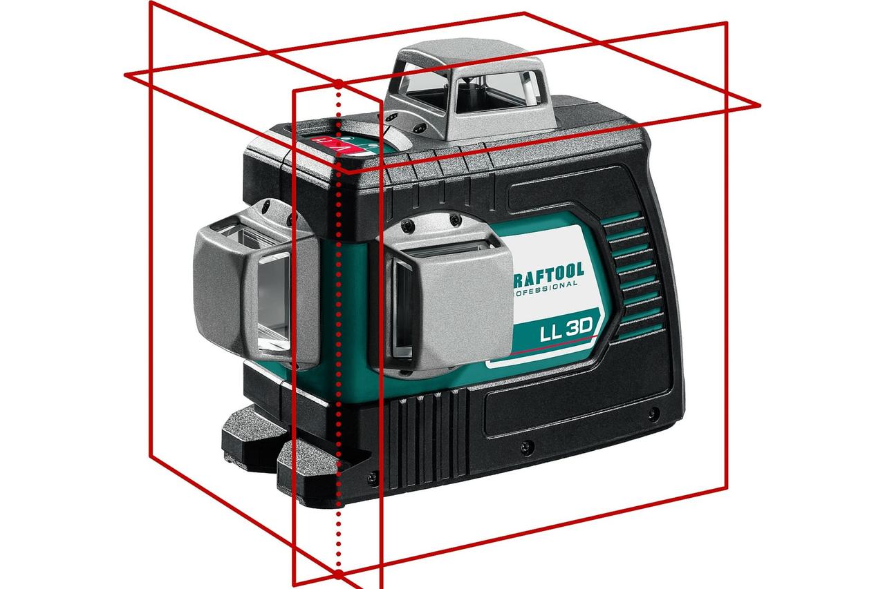 KRAFTOOL LL 3D нивелир лазерный, в коробке - фото 1 - id-p101851017