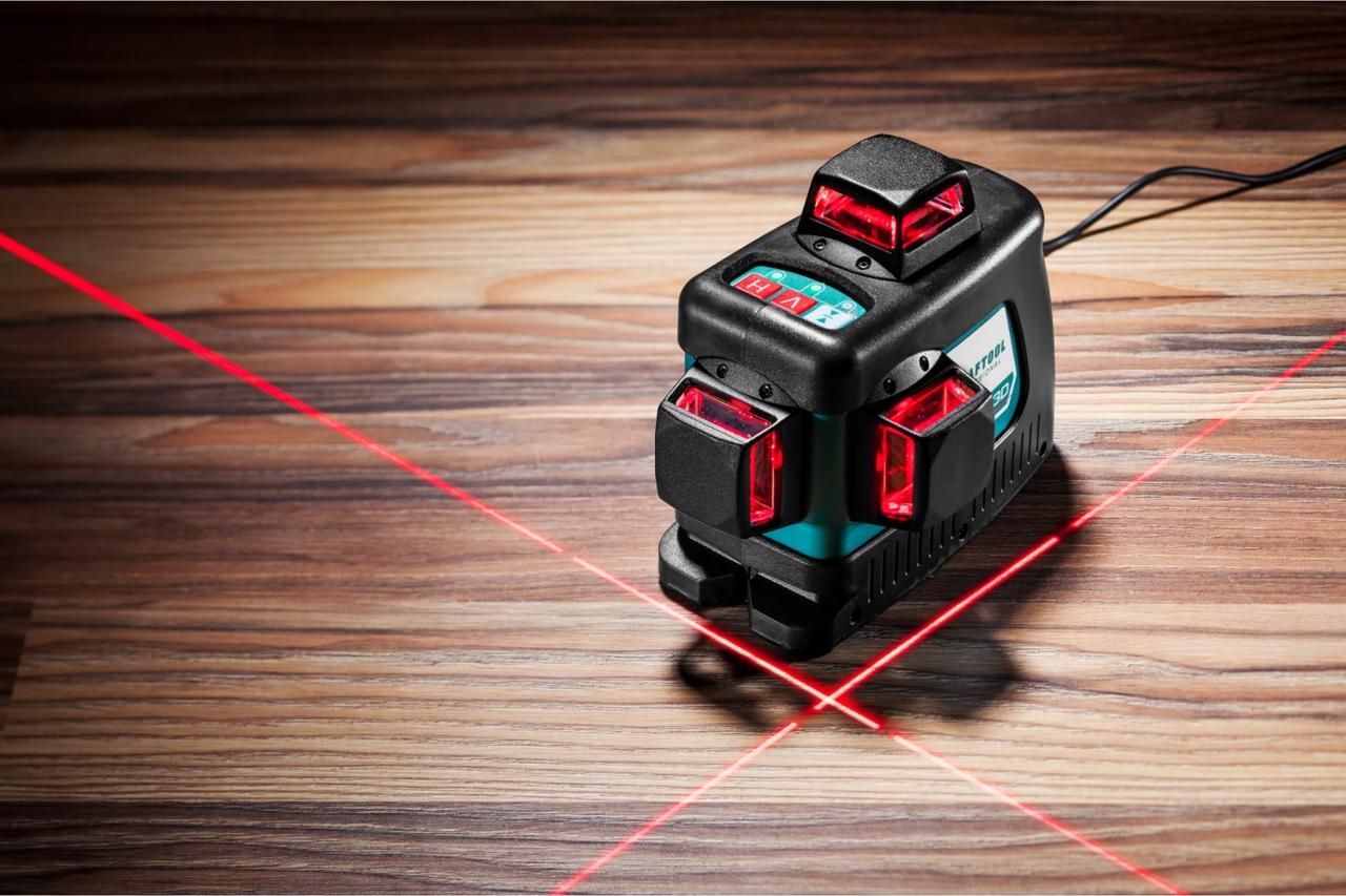 KRAFTOOL LL 3D #2 нивелир лазерный с держателем ВМ1, в коробке - фото 6 - id-p101851098