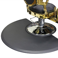 Парикмахерский коврик под кресло (против усталости, антистресс, противоскользящий) Чёрный цвет