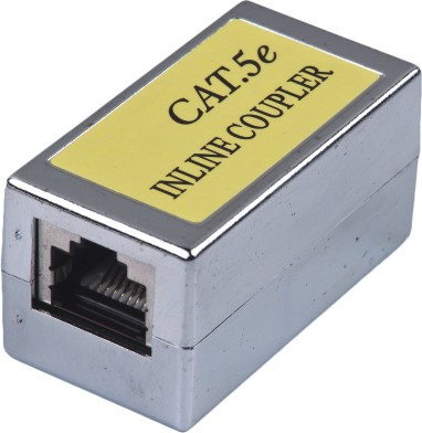 Проходной адаптер RJ45-RJ45 Inline Coupler FTP Cat5e - фото 1 - id-p101857745