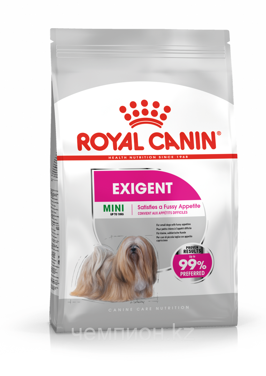 ROYAL CANIN Mini Exigent, Роял Канин корм для мелких собак, привередливых в питании, уп. 1 кг