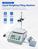 ZONESUN машина для розлива и взвешивания жидкостей, Одна Головка, бутылка для напитков, воды, масла, духи