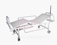 Кровать медицинская функциональная 4-х секционная с винтовой регулировкой, на колесах ТВ-КМФ-4-1