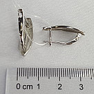 Серьги из серебра с фианитами SOKOLOV 94022031 покрыто  родием, фото 4