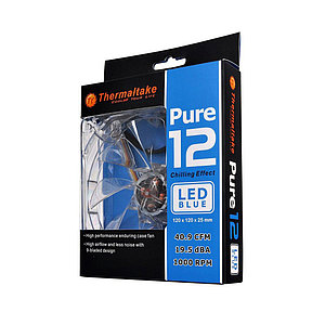 Кулер для компьютерного корпуса Thermaltake Pure 12 S LED Blue