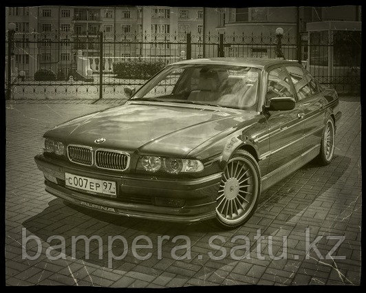 Накладка на передний бампер "Alpina" для BMW 7 серии E38 1994-2001 - фото 1 - id-p101934337