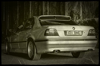 Накладка на задний бампер "Hamann" для BMW 7-серии E38 1994-2001