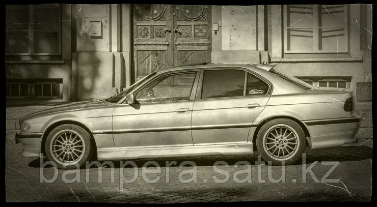 Накладки на пороги "Hamann" для BMW 7-серии E38 1994-2001 - фото 1 - id-p101934454