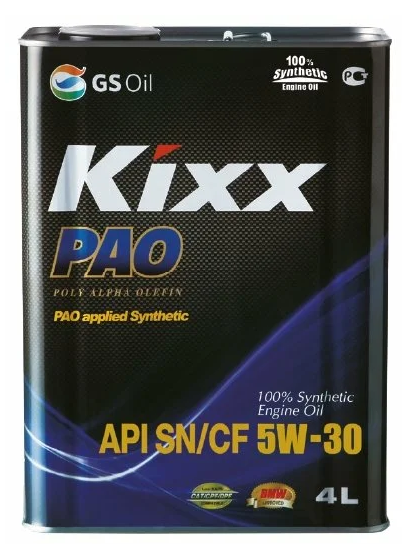 KIXX PAO SN/CF SAE 5W-30, 4л - фото 1 - id-p101939629