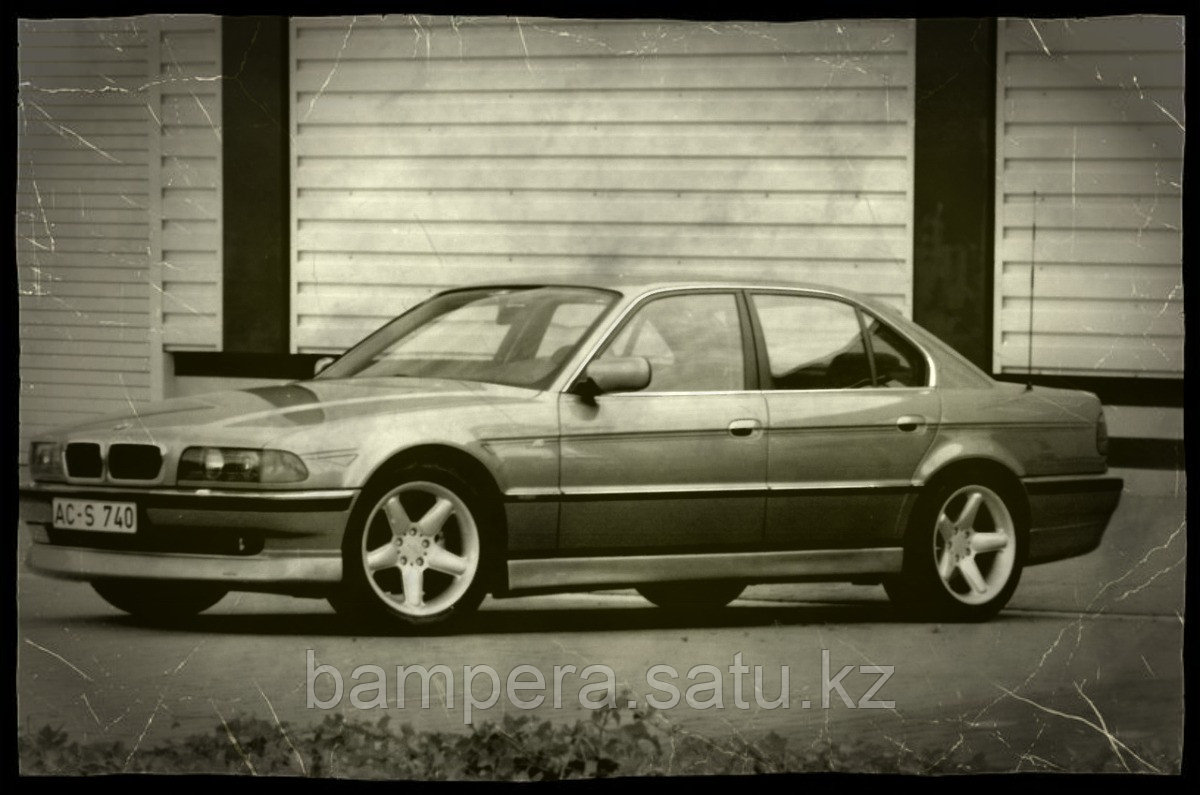 Накладки на пороги "AC Schnitzer" для BMW 7-серии E38 1994-2001 - фото 1 - id-p101939877