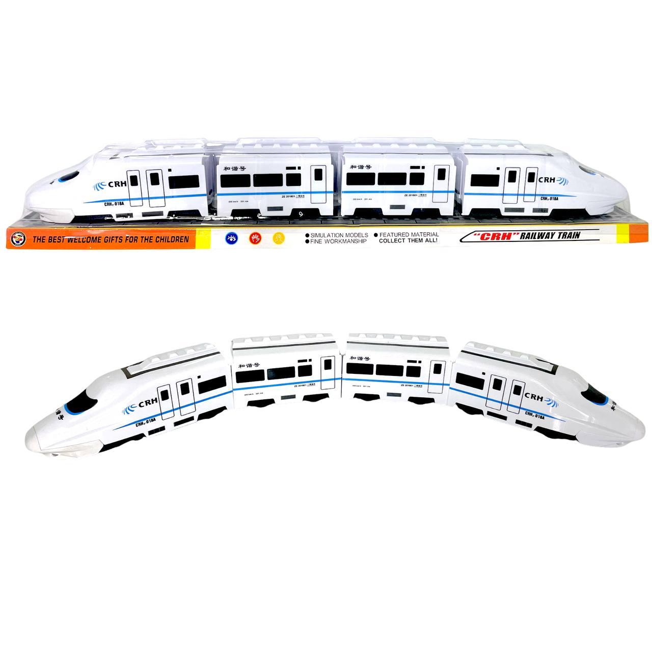 A333-20 Белый поезд CrH Railway train в колбе на батар 58*7см