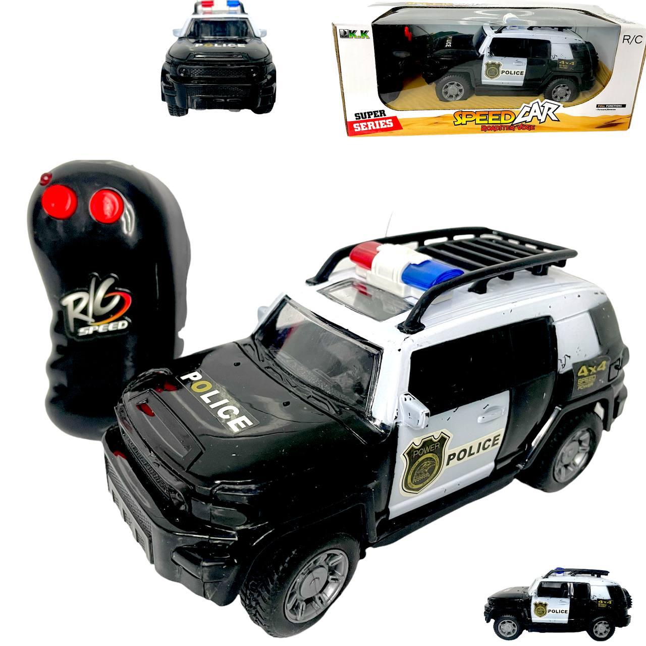 3699-4 Toyota FJ-cruser полицейская на р/у 2функции speed car 25*10см