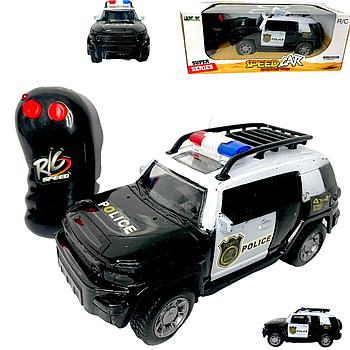 3699-4 Toyota FJ-cruser полицейская на р/у 2функции speed car 25*10см