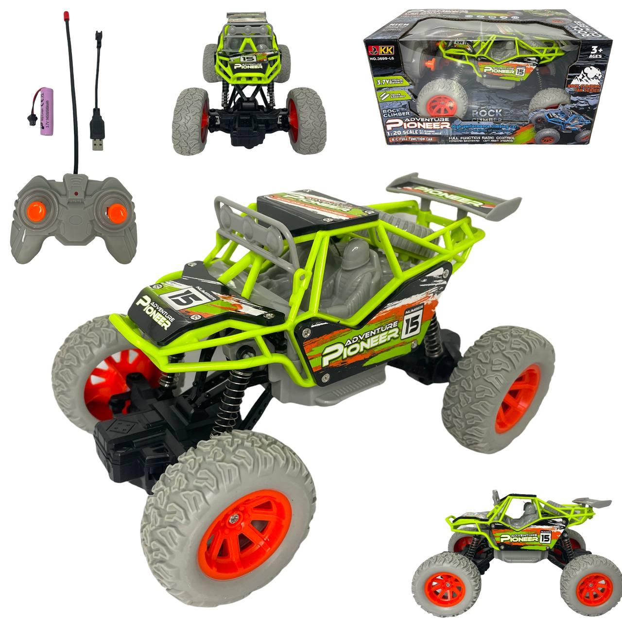 3699-L6 Pioner rock climbing car на р/у 24*13см