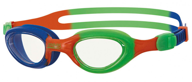 Очки для плавания детские ZOGGS Super Seal Little (2-6 лет) голубой/зеленый