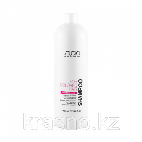 Шампунь Kapous 1л для окрашенных волос с рисовыми протеинами и экстрактом женьшеня