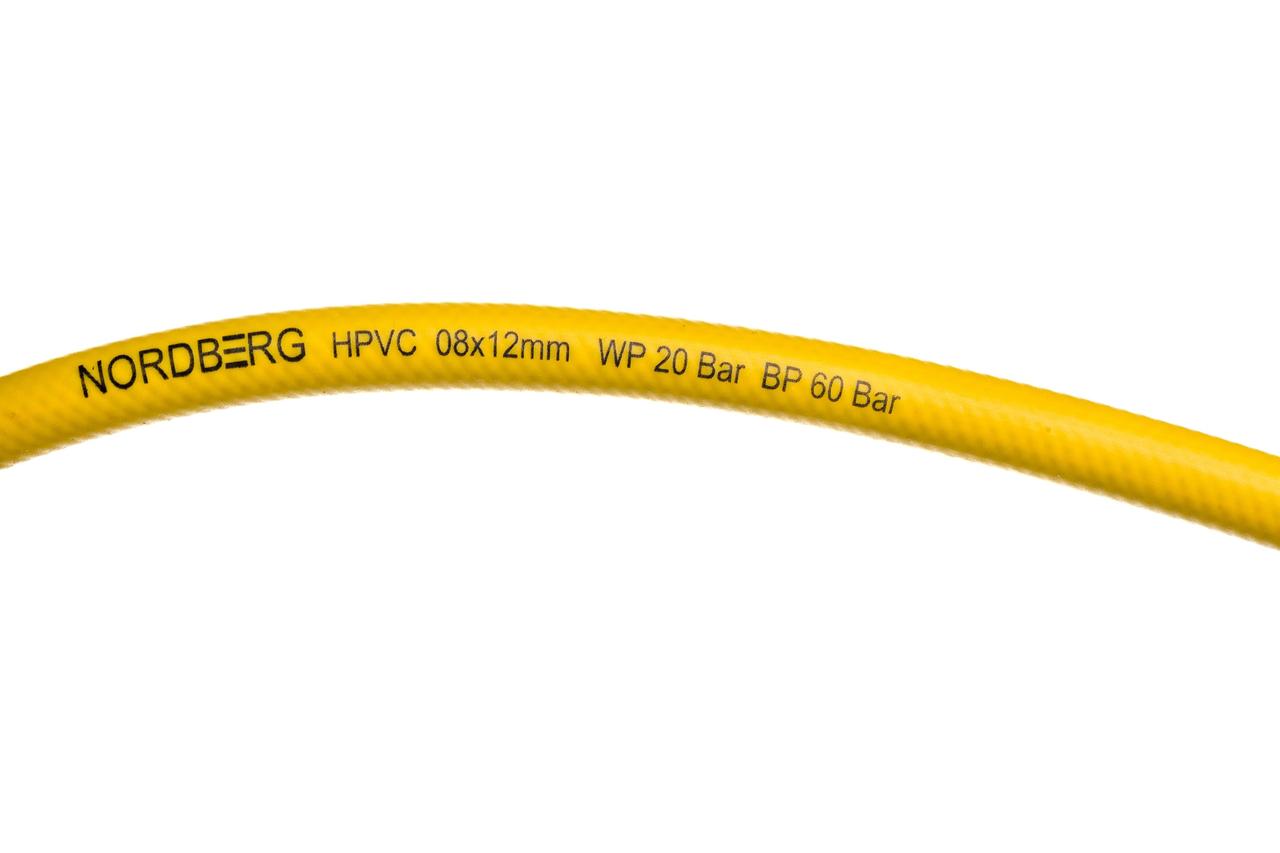 NORDBERG ШЛАНГ HR0815HPVC воздушный на катушке гибридный PVC Ø8х12мм, 15+1м - фото 7 - id-p54764073