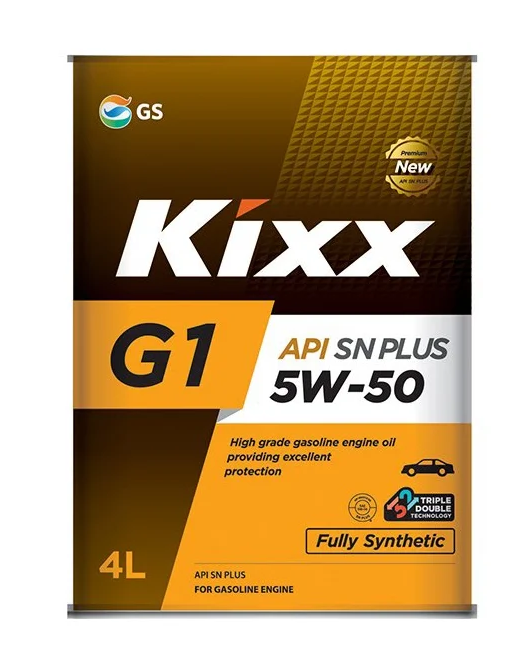 KIXX G1 SN PLUS 5W-50, 4л - фото 1 - id-p101956600