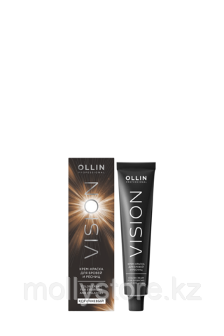 OLLIN PROFESSIONAL VISION крем-краска для бровей и ресниц (Коричневый) 20мл