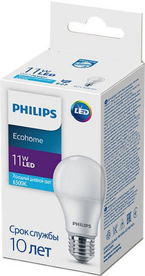 Лампа PHILLIPS EcohomeLED Bulb 11W 950lm E27 865