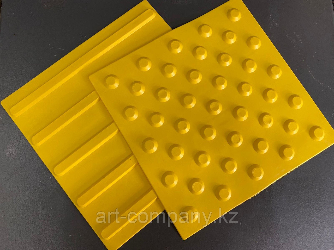 Тактильная дорожка, плитки резиновые, 30х30 см