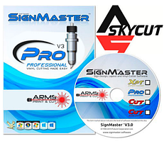 Программа Signmaster PRO (Auto contour cut) для Авто. Оптич. Позиц. SKYCUT