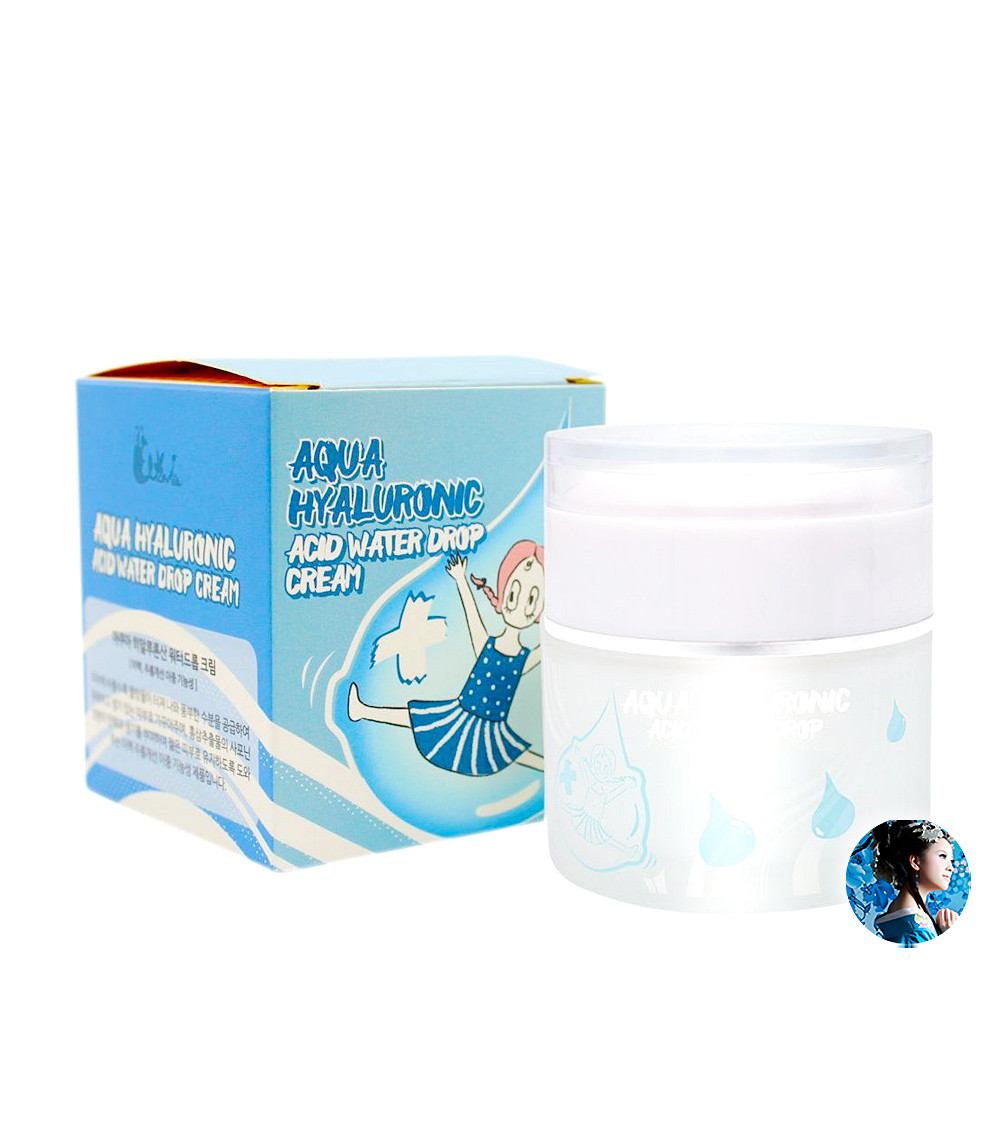 Увлажняющий осветляющий крем для лица Elizavecca Aqua Hyaluronic Acid Water Drop Cream