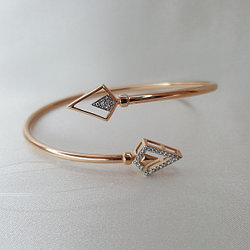 Жесткие браслеты из серебра