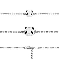 Серебряный браслет детский Эмаль Aquamarine 74684.5 покрыто родием коллекц. Happy