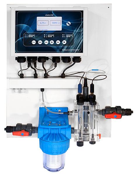 Система контроля и регулирования уровней PH, RX и свободного хлора PH-RX-CL-F CONTROL PANEL